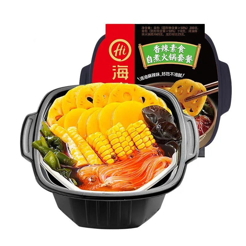 Instant-Selbsterhitzender Hot Pot Großhandel, Haidilao Scharfer Vegetarischer Selbstkochender Mini-Hot Pot 400g| Alibaba.com