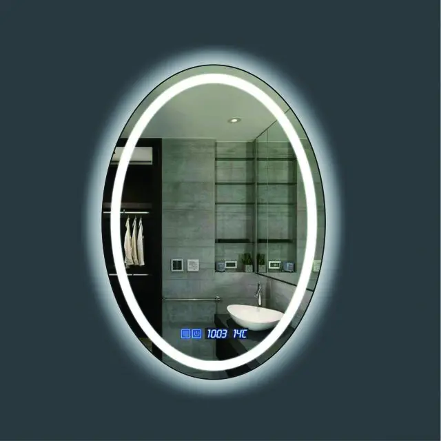 
Large size touch screen bathroom led vanity mirror makeup glass makeup magnificent mirror with light 