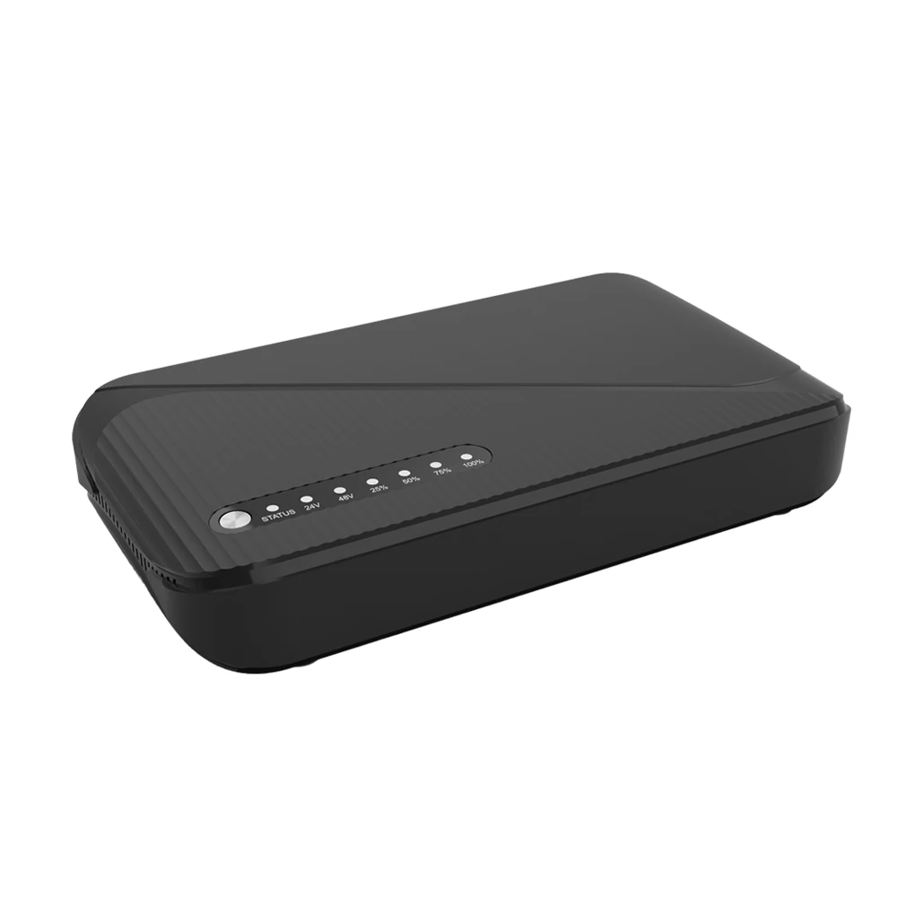SKE UPS POE-830P-LFP DC Output 5V 9V 2A 12V 1.5A POE 24Vdc LiFePO4 Battery 20000mah Mini UPS 18W with Type-C for Networking