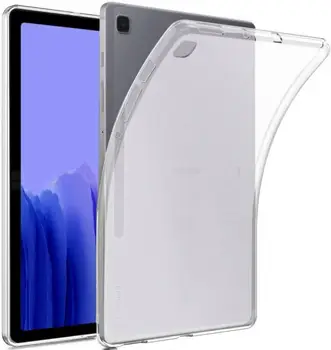 Slim Clear Black TPU Tablet Covers Cases For Samsung Galaxy Tab A7 Lite 8.4 T220 T225 Transparent Frosted Shockproof Cover