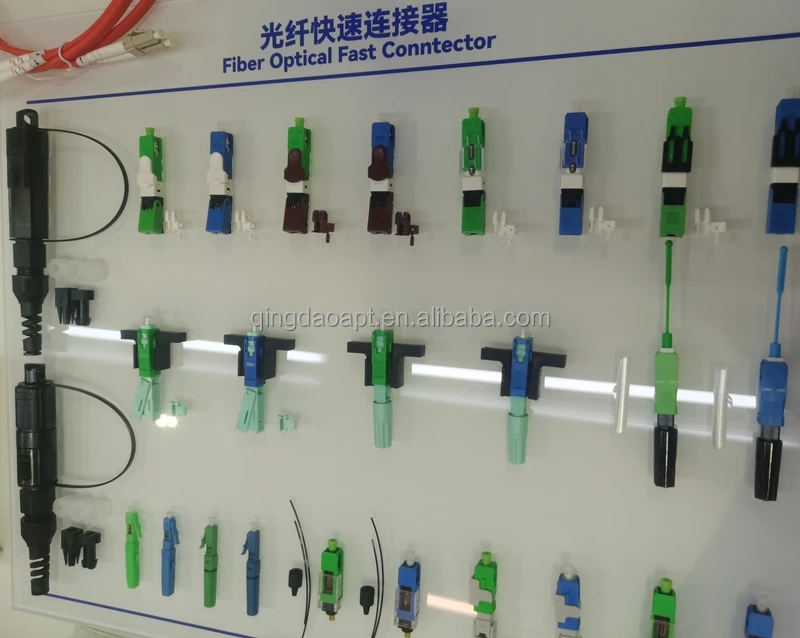 Low Insertion Loss Embeddedfiber Optic Quick Connector SC Apc Connector ...