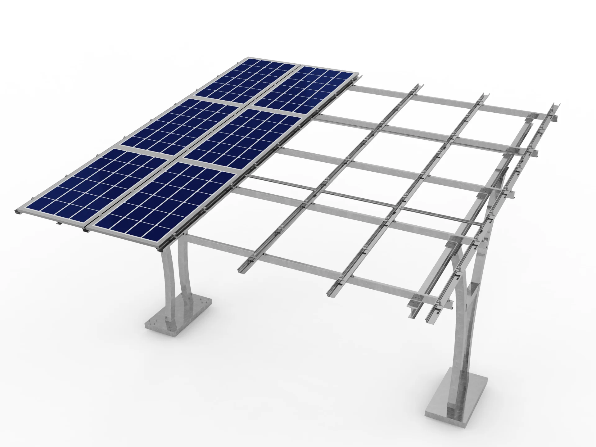 Solar Carport Aluminium Solar Panel Mounting Structure Carport Solar ...