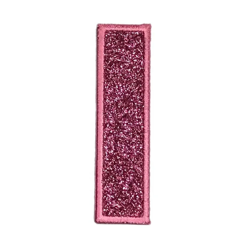 Alfabeto/Lettera rosa Patch - Toppe termoadesive Patch Toppa