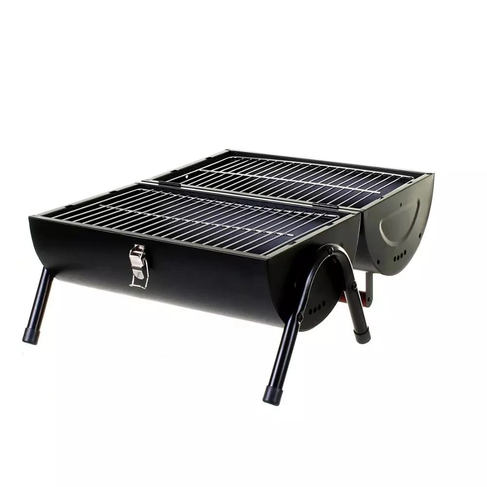 Factory Price Stainless Steel Compact Portable Mini Oil Drum Cooking Double Side Bbq Grills for Outdoor