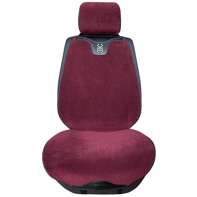 Оптовая продажа чехол на автомобильное сиденье удобная однотонная подушка для четырех сезонов короткая плюшевая автомобильного