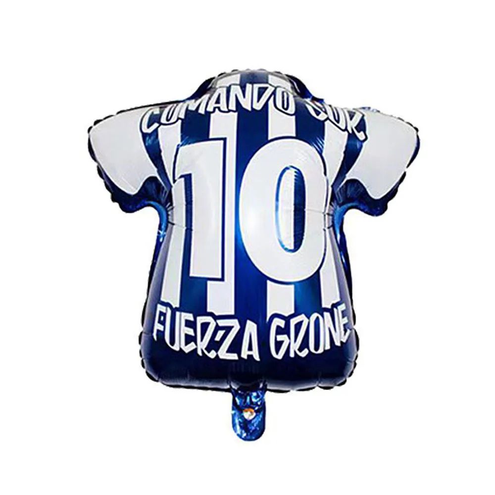 2026 New FootballWorld Football Theme Round Thick Durable Aluminum Foil Balloon for Sports Carnival Party Venue Decoration