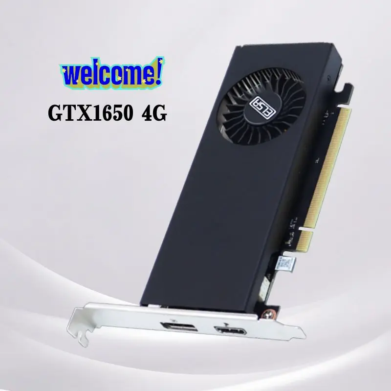 Hot Sale New Mini-itx GDDR6 4GB GTX1650 Fan Desktop PC Games Office Design Low Profile G
