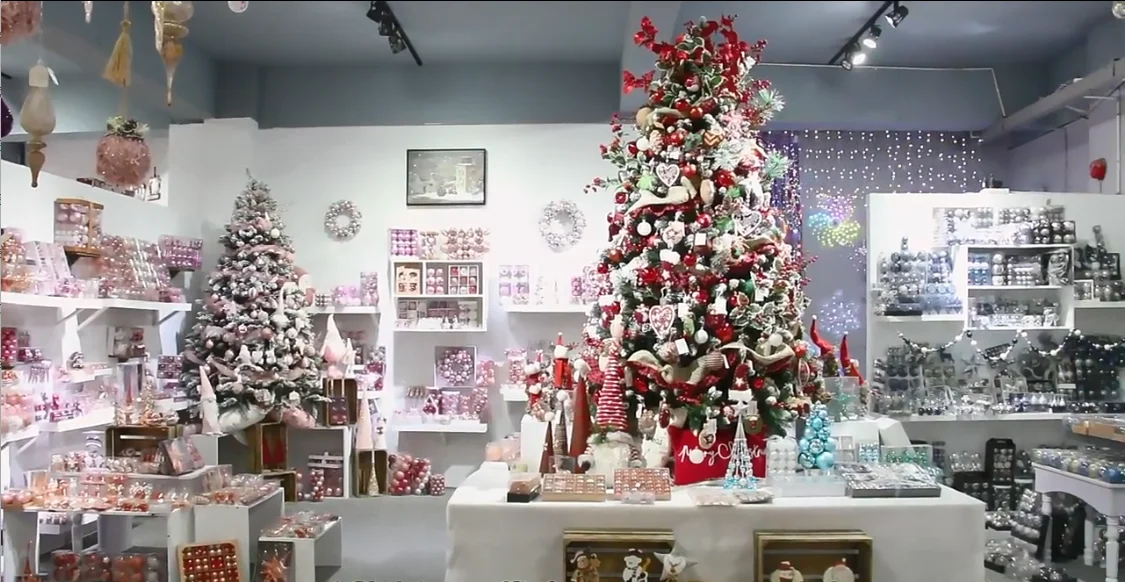 New Year Easter Mini Disco Ball Christmas Tree Hanging Mirror Glass