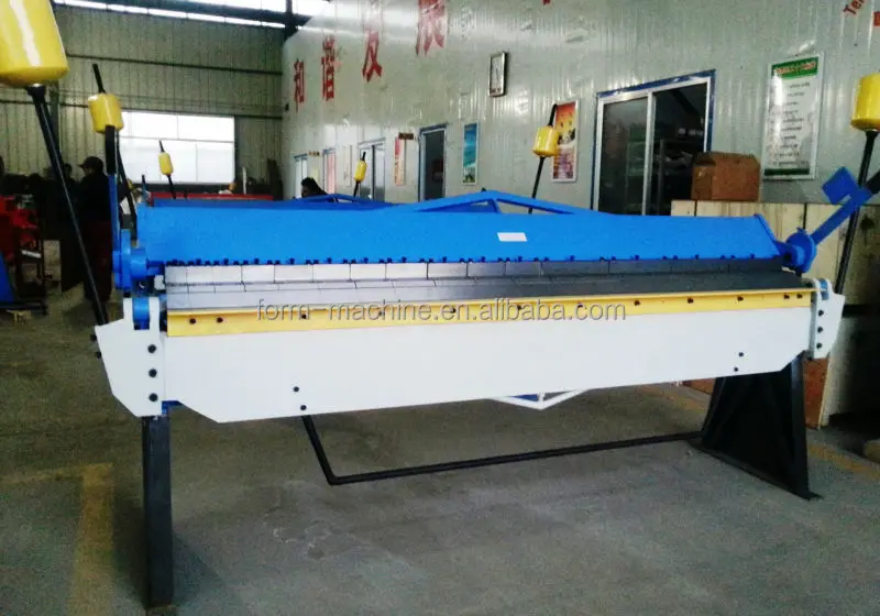 Heavy Duty Manual Sheet Folding Machine Metal Pan and Box Hand Brake Plate Segemented Folding Bending Machine