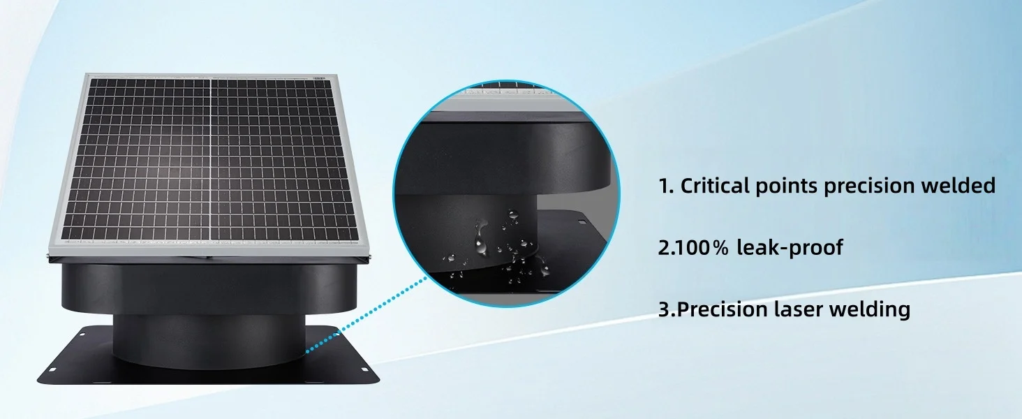 Controllerfree, 40W, Solar, Roof, 5-Blade - detail 8