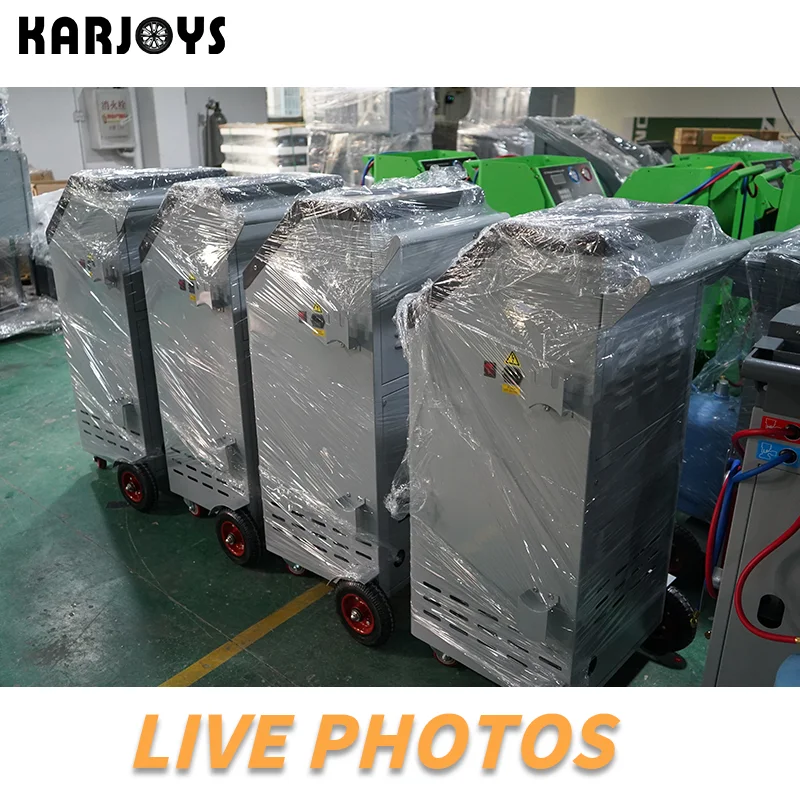 Automatic AC Recovery Machine with Core New Freon Recovery Cooler for Car Air Conditioning Car Care Equipment
