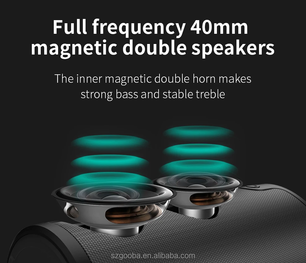 Newest Super Bass Desktop Sports Handsfree Portable Waterproof Outdoor Mini True Wireless Speaker - ANKUX.COM