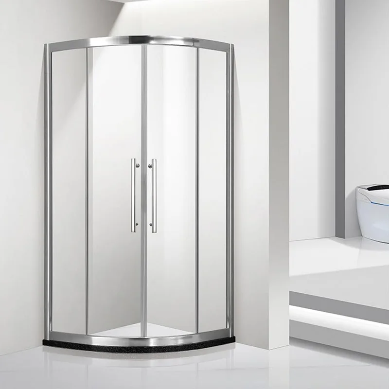 Modern Circular Tempered Glass Shower Stall Enclosure Shower Cubicles Bathroom Full Shower Room Cabine