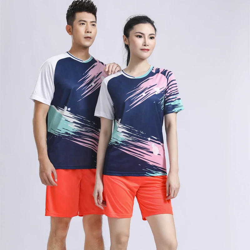 Factory Direct Custom Fashion Design Fit Badminton Jersey Badminton Shirt  Design Men Badminton T Shirt