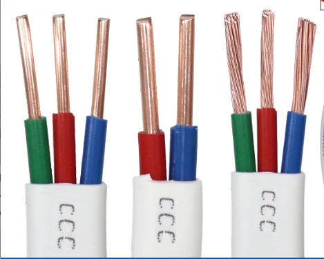 Cable  manufacture  Flat Cable BVVB 2X1.5mm2   Flat Twin and Earth Cable Electrical Wire