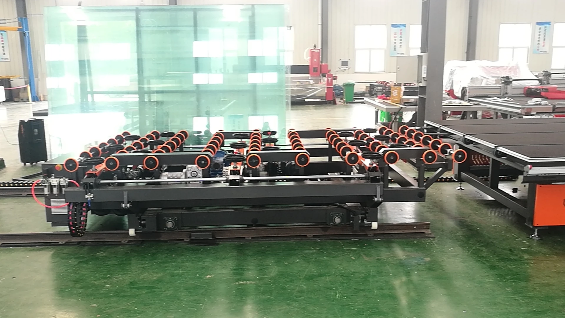 3829 CNC Glass Cutting Line with Low-E Automatic Film Removal Featuring Core Motor Engine & PLC Components