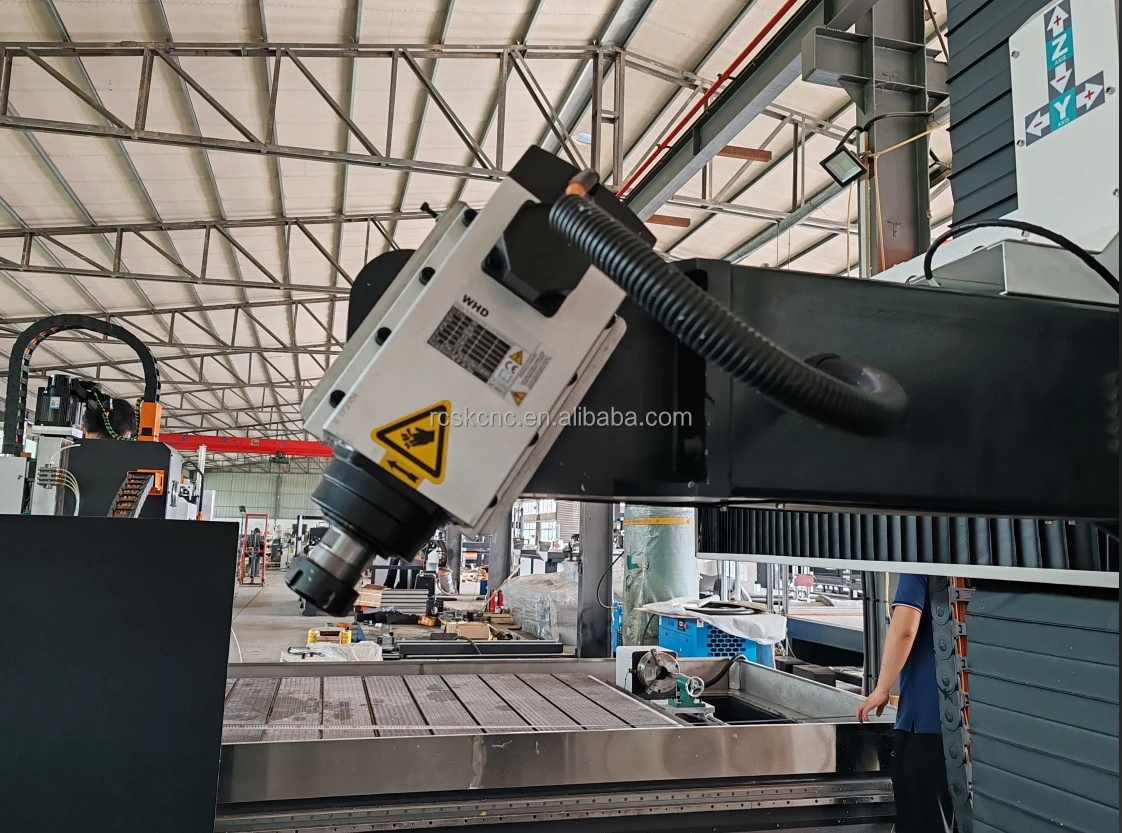 High Configuration 5 Axis ATC CNC Router 3D Wooden Foam Model Carving Milling Machine 6kw Delta Inverter Air Cooling Syntec