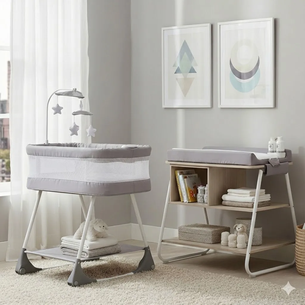 Swingbassinet collection — rocking baby bassinets manufactured by CUI BABY