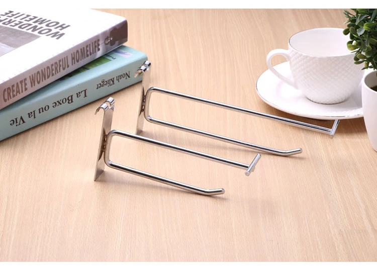 Kainice Customise Grid Wall Hook Hanging Display Hook Metal Chrome