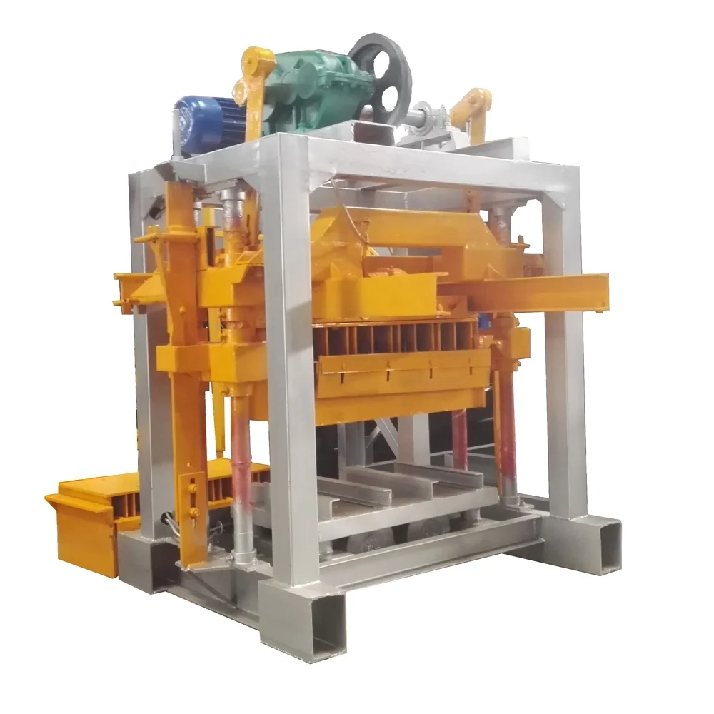 Cement Paver Block Brick Making Production Machine Factory Price New Automatic Concrete Block with siemens Motor in Libya