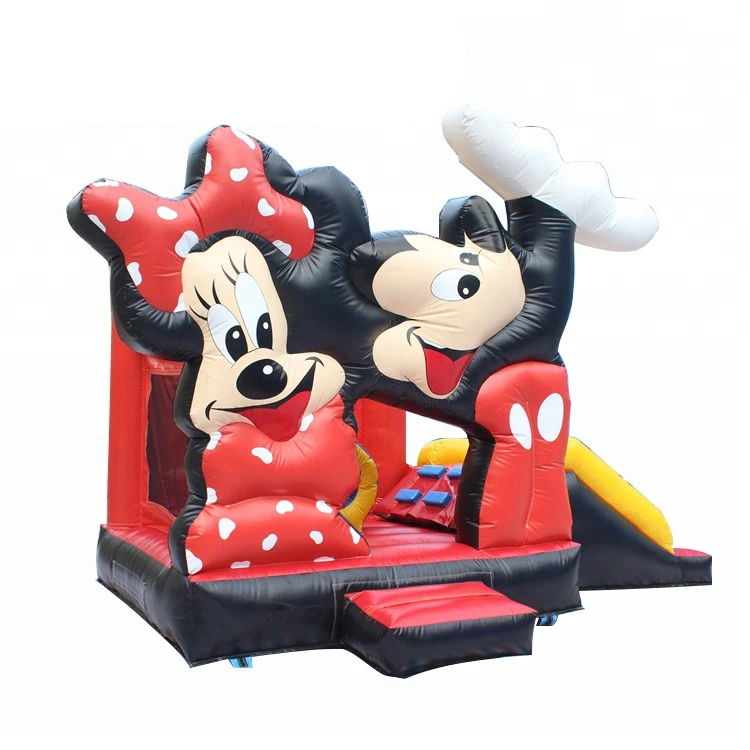 Коммерческий надувной домик для прыжков с Микки Маусом надувные замки горкой