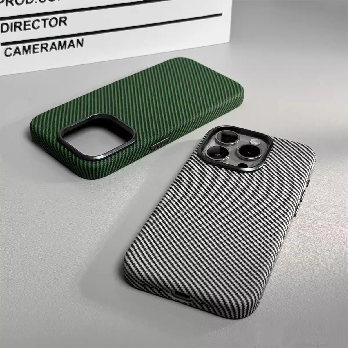 Carbon Pattern Fiber Phone Case Shockproof Cover Slim Lightweight Skin Friendly For Iphone 16 15 14 13 Plus Pro Max