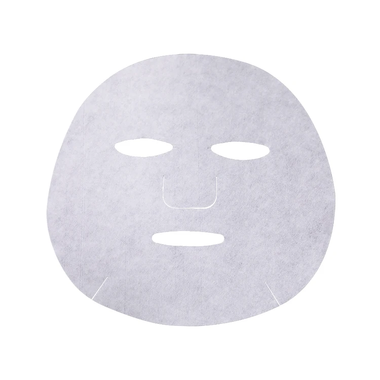 Facial mask material custom design snow cell microfiber face mask sheet silky dry facial mask sheet supplier