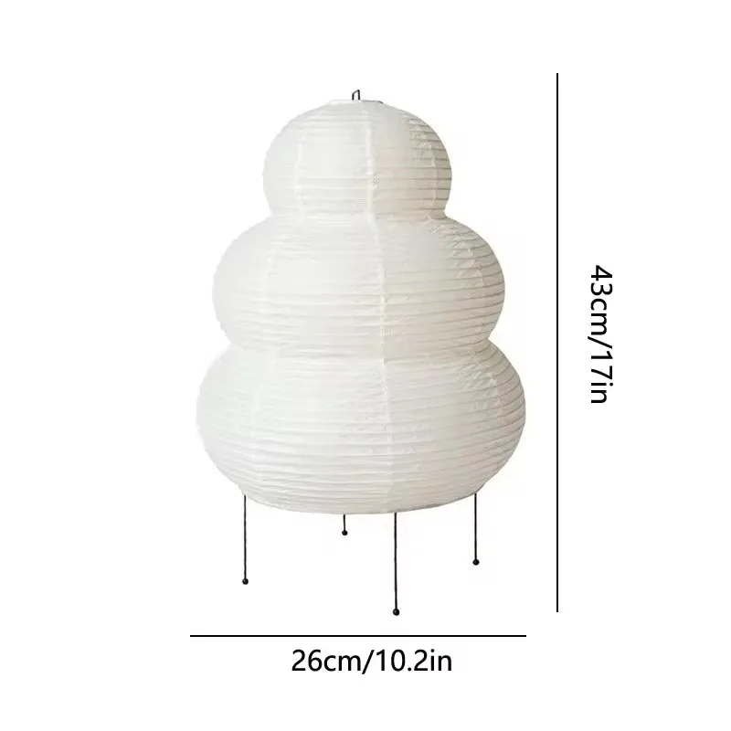 Creative Home Decoration Rice Paper Table Lamp Japanese Akari Lamp Art Handmade Paper Lamp