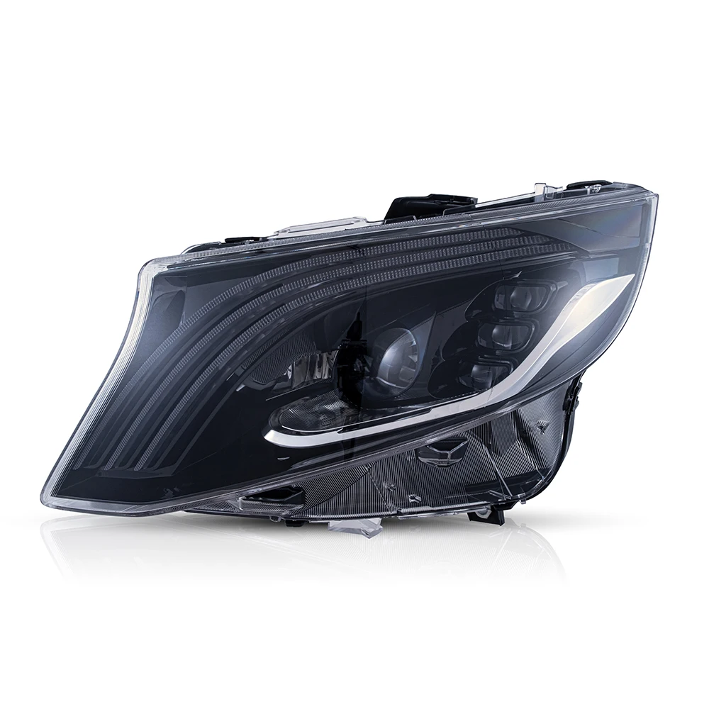 product yea upgrade to maybach style headlights w447 head light led lights for mercedes benz vito v class v260 headlight 2016 -16