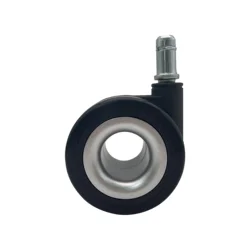 High Quality Insert Stem Hollow No Noise Corrosion Resistant Protection Wheels PU Casters 2.5 inch Wheel