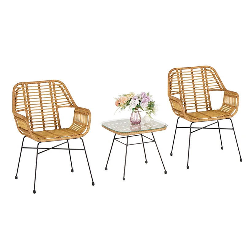 Patio Furniture Storage Outdoor Rattan Bench Storage Resin Deck Box