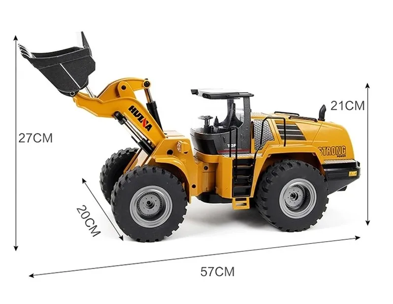 Remote Control 1/14建設トラックモデル573 rcダンプトラックHuina 580