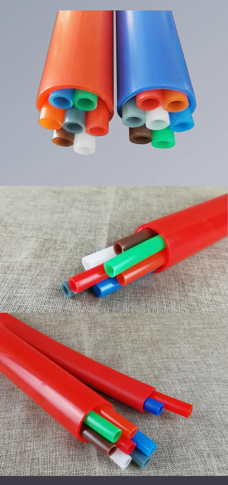 HDPE Corrugated Optic Duct Made From Durable PE Material