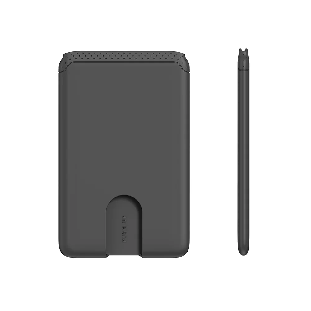 Anti Falling Easy Push Upgrade Designer Silicon Phone Card Holder Stick