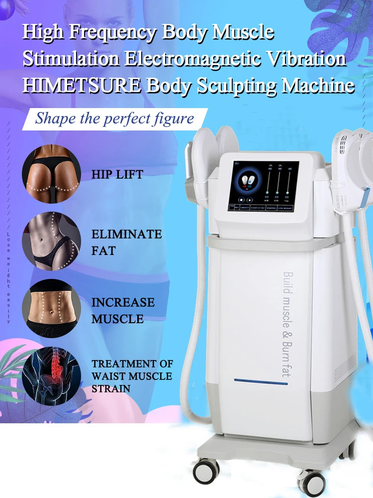 The best machine build muscle and burn fat painless Muscle Stimulation ems Tesla Sculpt your body