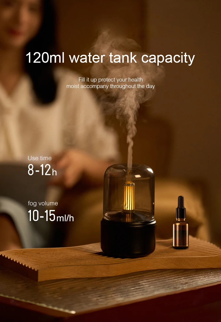 Kinscoter New Design Essential Oil Diffuser Ultrasonic Air Humidifier