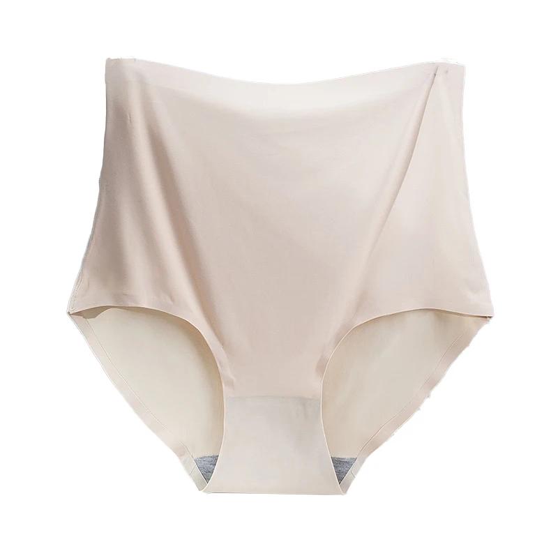 High Waisted Underwear For Women's Ice Silk Seamless Cotton Crotch Sexy Invisible Thin Style Womens Sexy Underwear_voghion.com