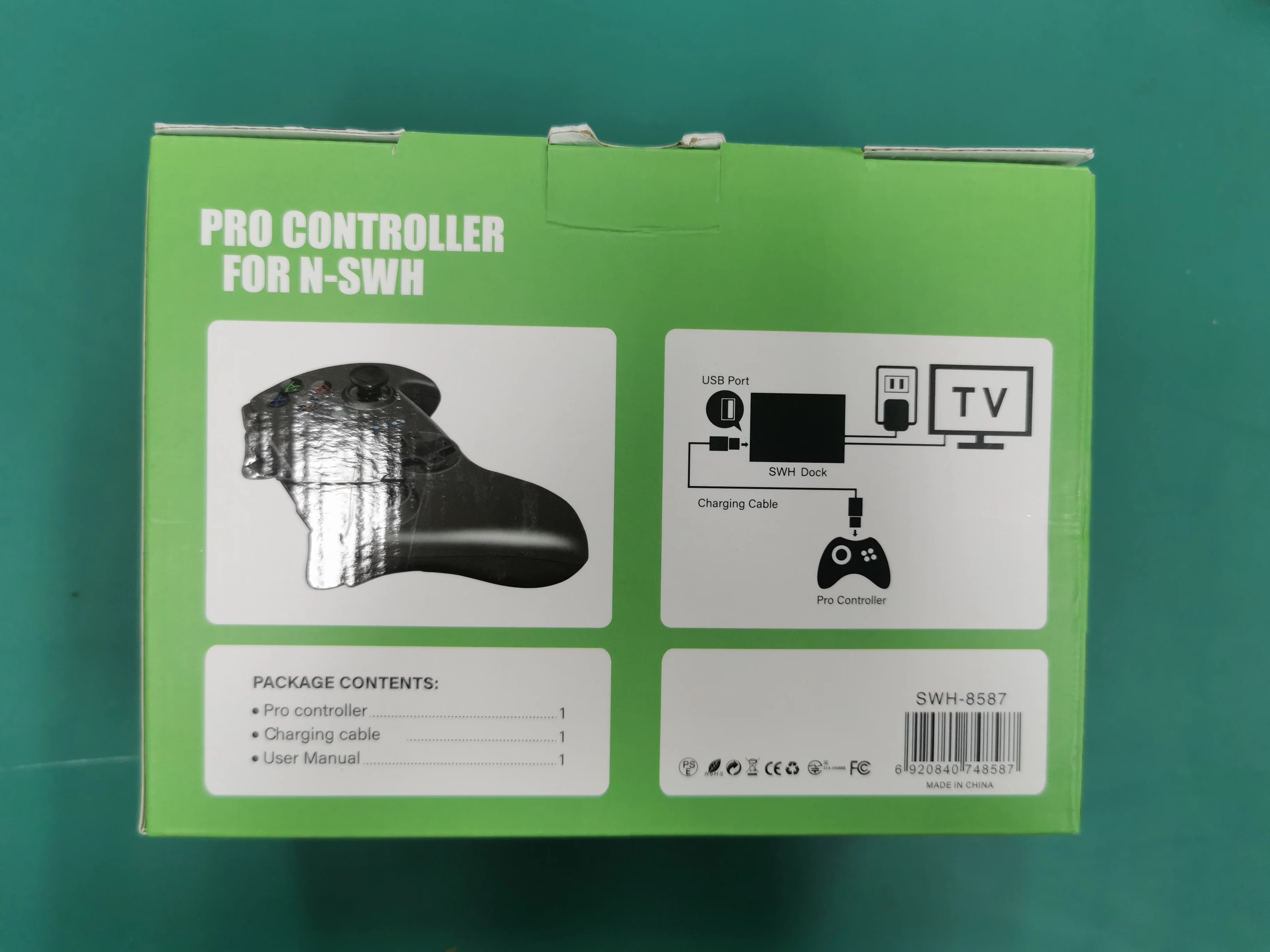 Factory Original Controller Swh Pro 8587 Wireless Gamepad For Nintendo ...