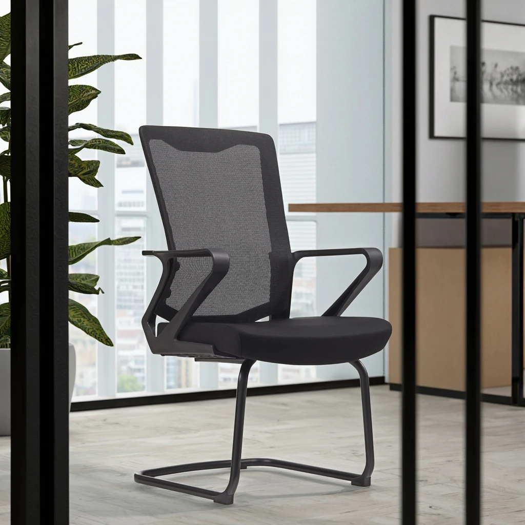 Modern Compact Folding Banquet Ergonomic Chairs PU Cushioned Seat Adjustable Height Reinforced Metal Frame Lightweight Portable 5