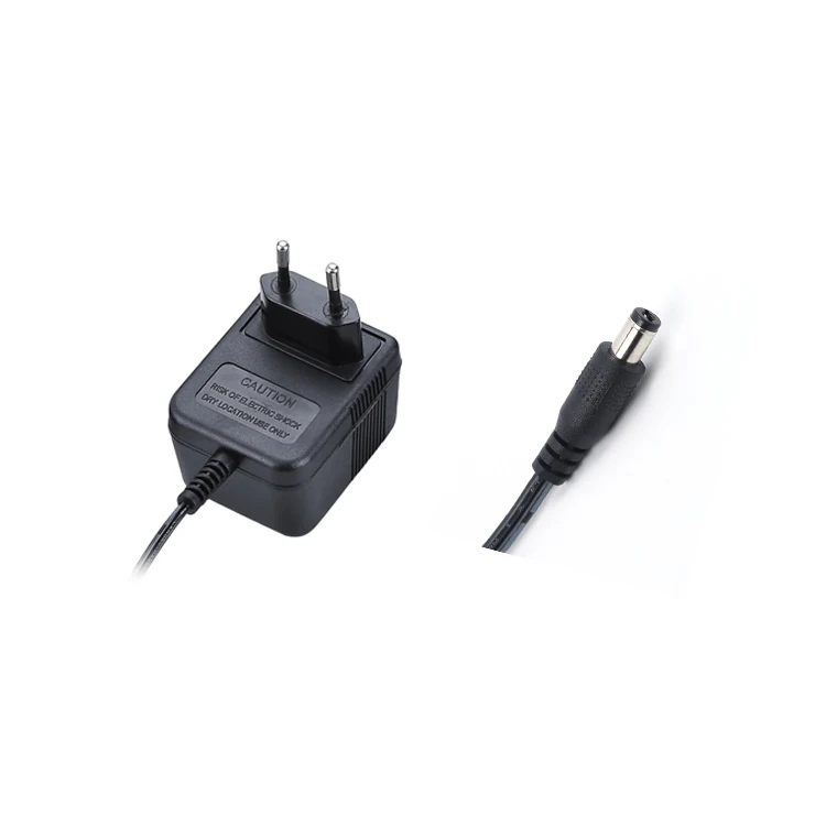 24VAC 1000mA Linear Transformer, EU Plug 230V AC to 12V AC Power Adaptor, for LED Lighting, Security System, Industrial Control