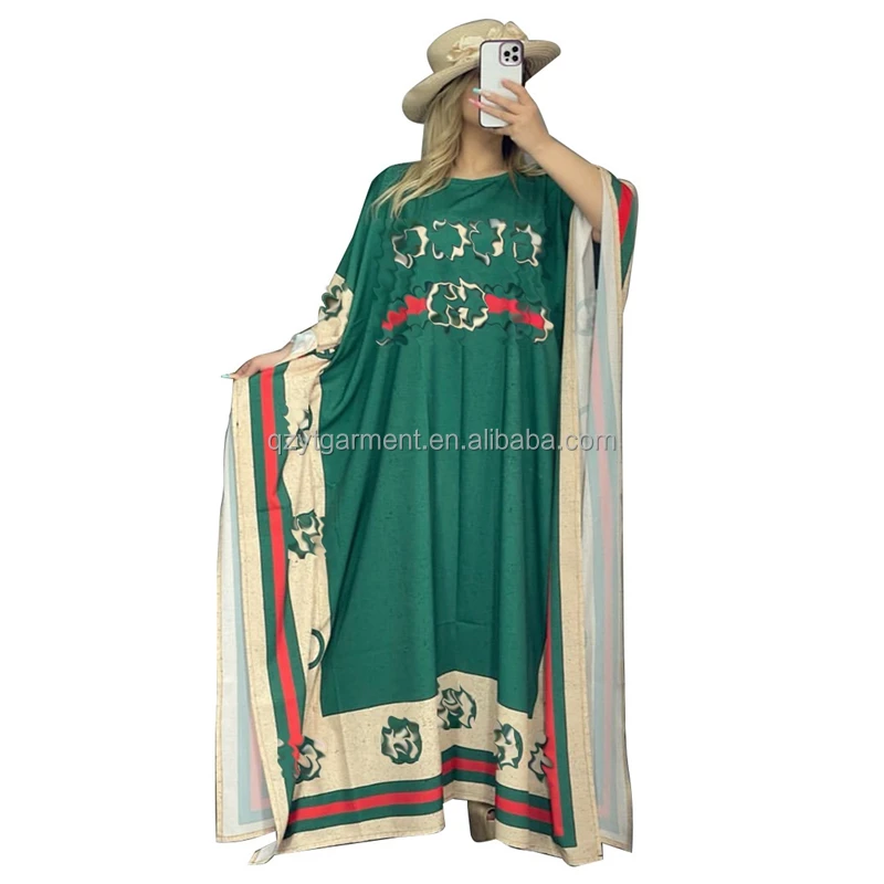 Designer Clothes Famous Brands Casual Printed Long Sleeve Maxi Dress