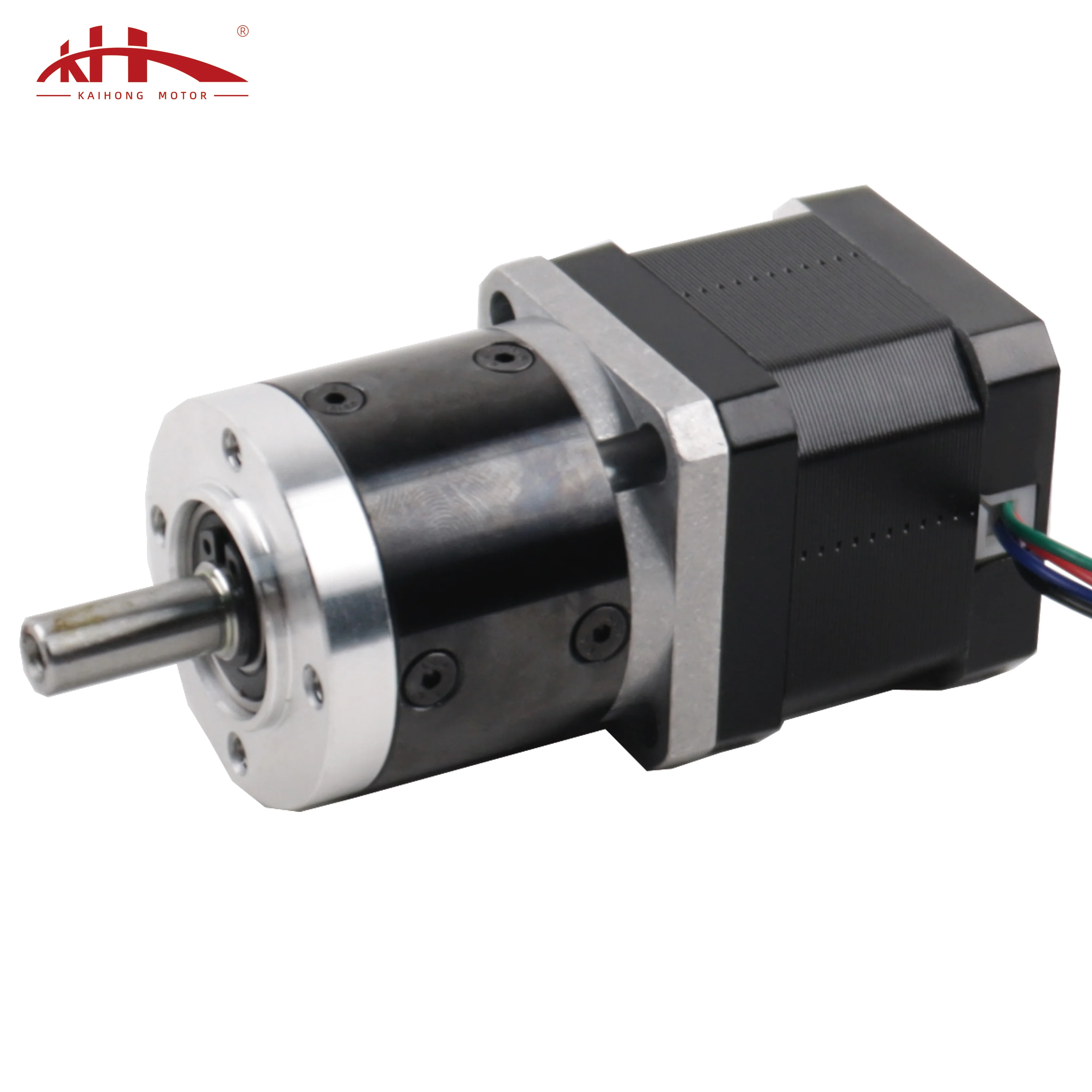 Kaihong Ratio 5:1 Nema 17 Planetary Gearbox Worm Gear Reducer Geared Stepper Motor Nema 17 for Cnc Mechanical Arm