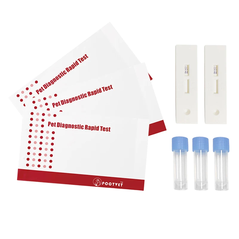 POCTVET Detecting Strips Diagnostic KIT for Canine Distempervirus Antigen Rapid Test Vet CDV Reagents Veterinary CDV test