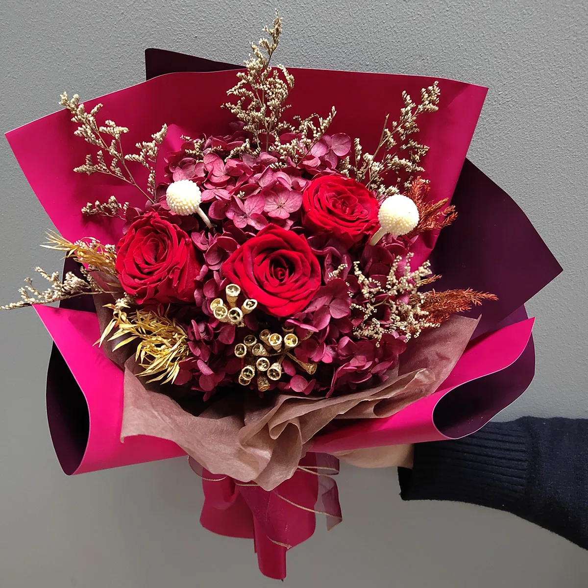 Wholesale Long Lasting Customized Preserved Flowers Plants Mothers Day