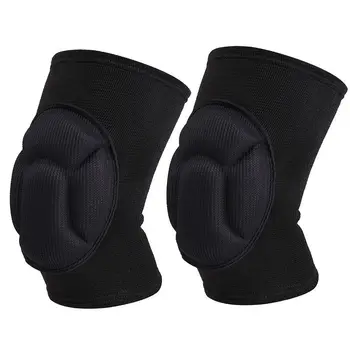 Men's Elastic Neoprene Knee Pads Fitness Gear Basketball Brace Protector Thickened Non-Slip Kneepad with Protective Support