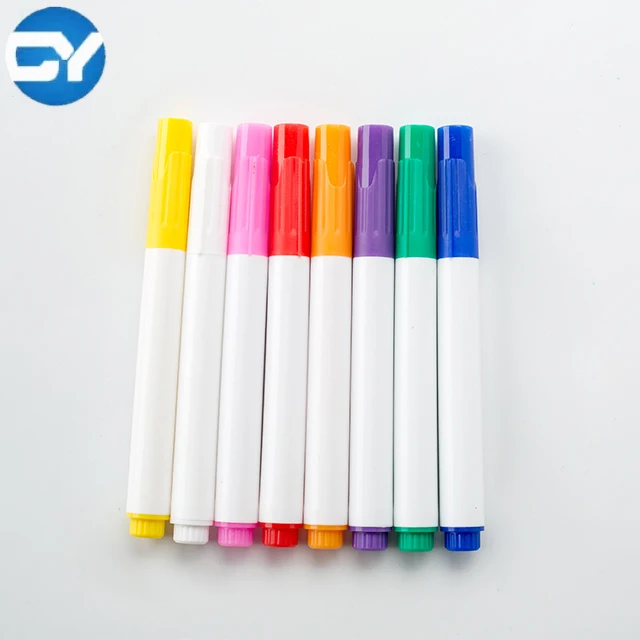 Набор разноцветных фломастеров для покраски ткани с логотипом на заказ