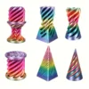 Conjunto cónico de tres piezas - color caramelo