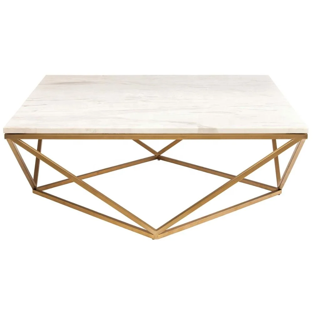 European Style Modern Silver Base Rectangle Natural Marble Top For Coffee Table Console Tables Buy Console Table Marble Top Coffee Table Touch Screen Coffee Table Product On Alibaba Com