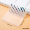 Ensemble d'émeri en acier tungstène coloré, 10 pièces