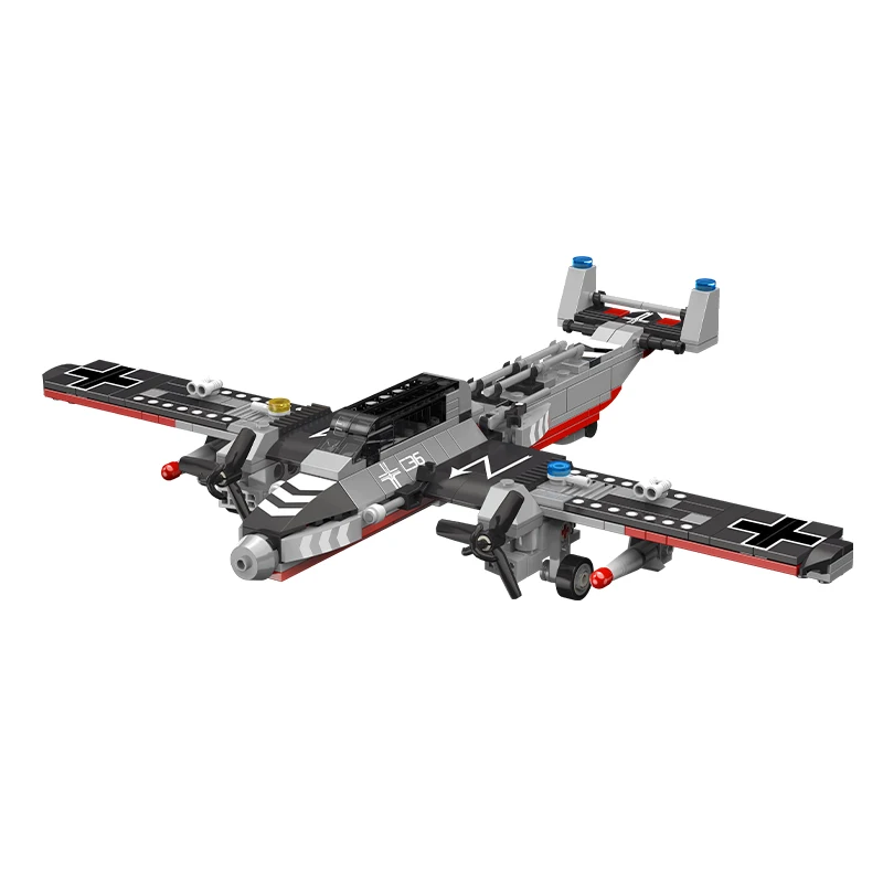 COGO Creative 338PCS Block Building Game Brick Toys Blocks Military Ship Building Block Sets